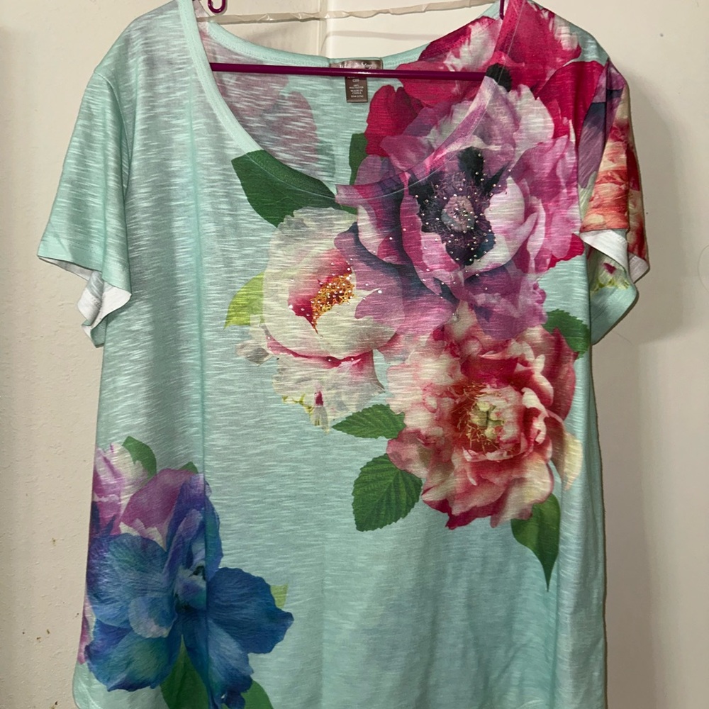 Floral Print Women's Top
